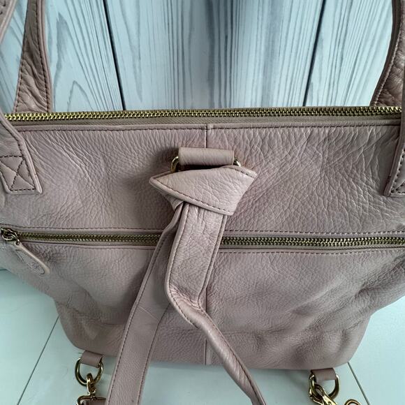 HTF Lily Jade Blush Lorie Diaper Bag Backpack Purse Tote ((READ) - Picture 5 of 12